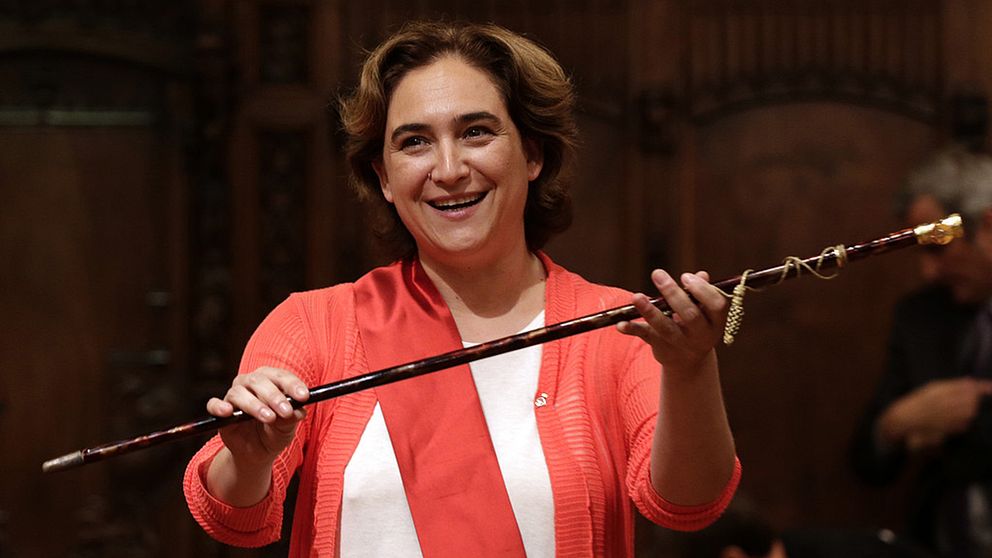 Barcelonas borgmästare Ada Colau valdes 2013 och har sedan dess försökt få kontroll på överturismen i staden.