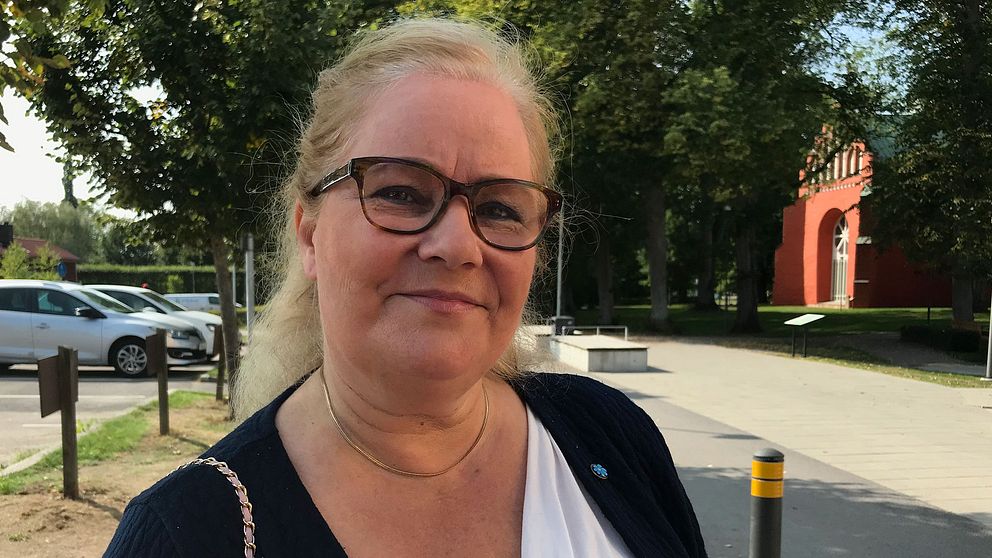 Pernilla Wikelund, ordförande för Sverigedemokraterna i Växjö.