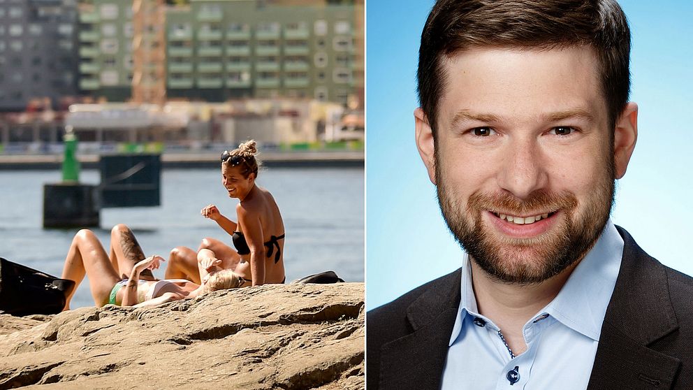 Solande kvinnor i Stockholm och meteorolog Nitzan Cohen