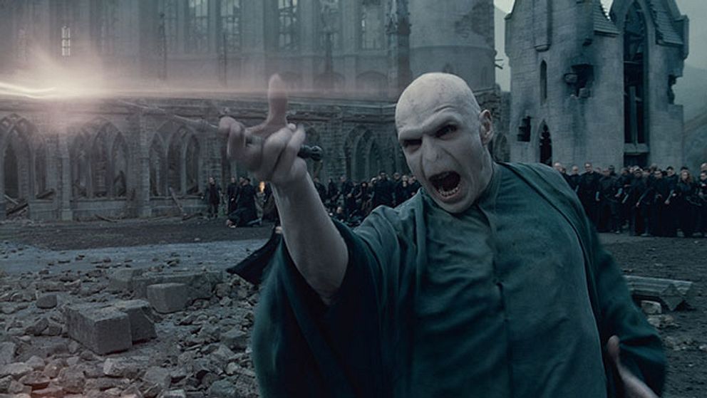 Ralph Fiennes i rollen som Voldemort.