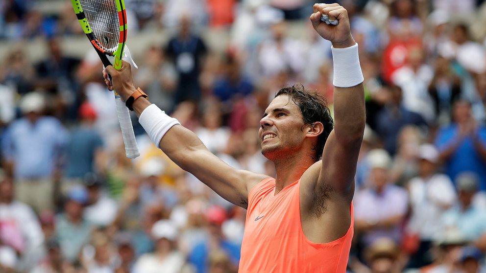 Rafael Nadal vann med 3-1 i set.