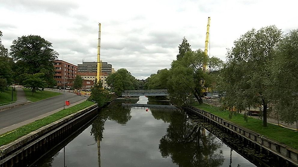 Ny bro över Selångersån i Sundsvall.