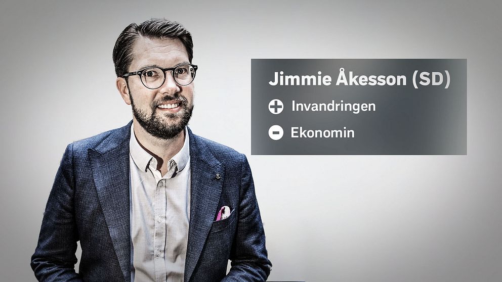 Sverigedemokraternas partiledare Jimmie Åkesson.