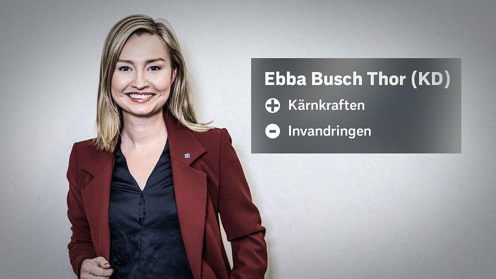 Kristeddemokraternas ledare Ebba Busch Thor