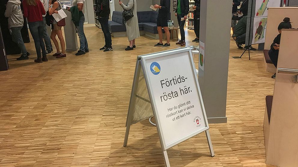 Många har förtidsröstat