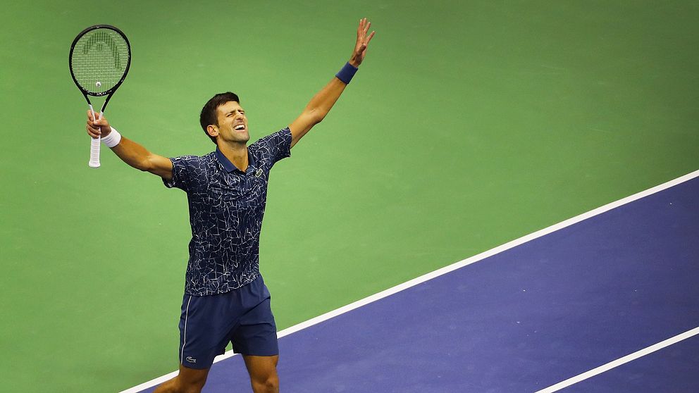 Djokovic vann sin 14:e grand slam-turnering i karriären när han segrade över Del Potro i US Open-finalen