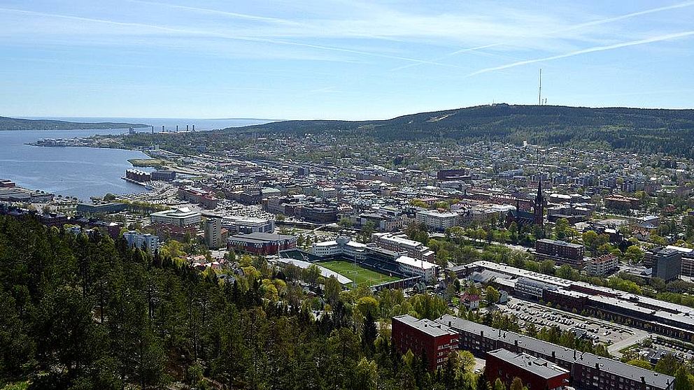 Vy över Sundsvall