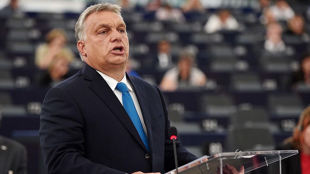 Ungerns premiärminister Viktor Orbán ser omröstningen om rösträttsförfarandet mot Ungern i EU-parlamentet som en förolämpning.