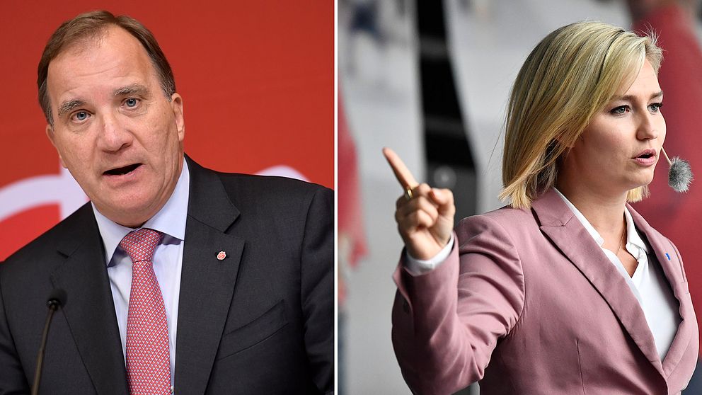 Stefan Löfven och Ebba Busch Thor.