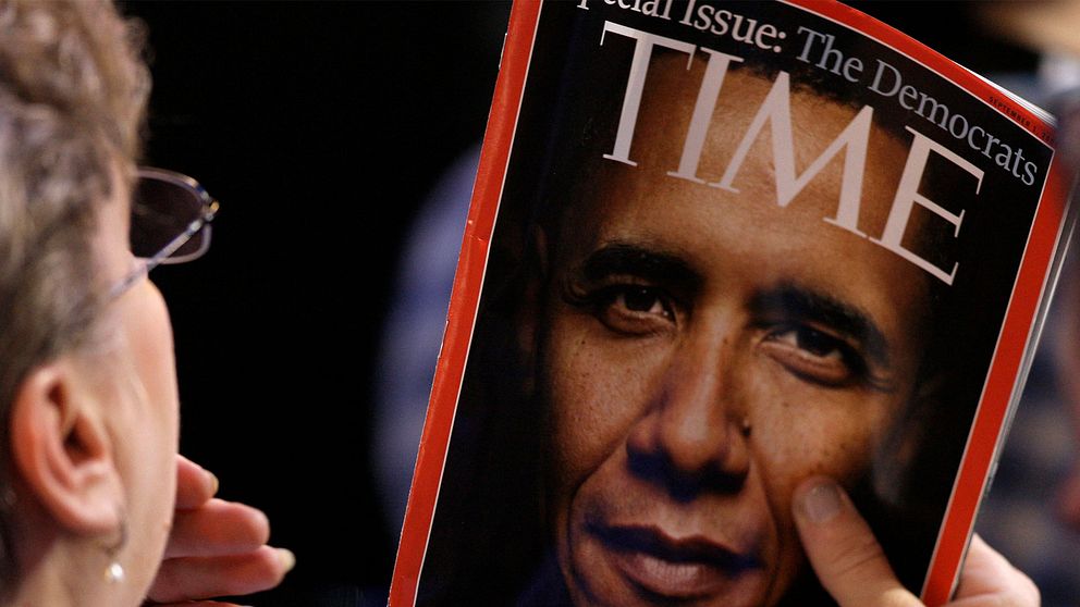 Time magazine med Barack Obama på omslaget
