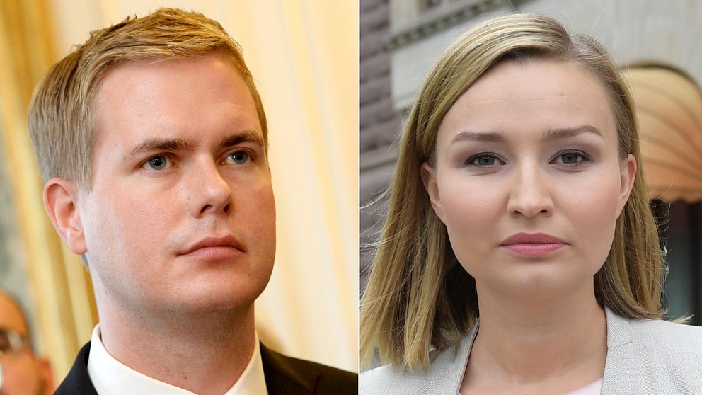 Gustav Fridolin och Ebba Busch Thor