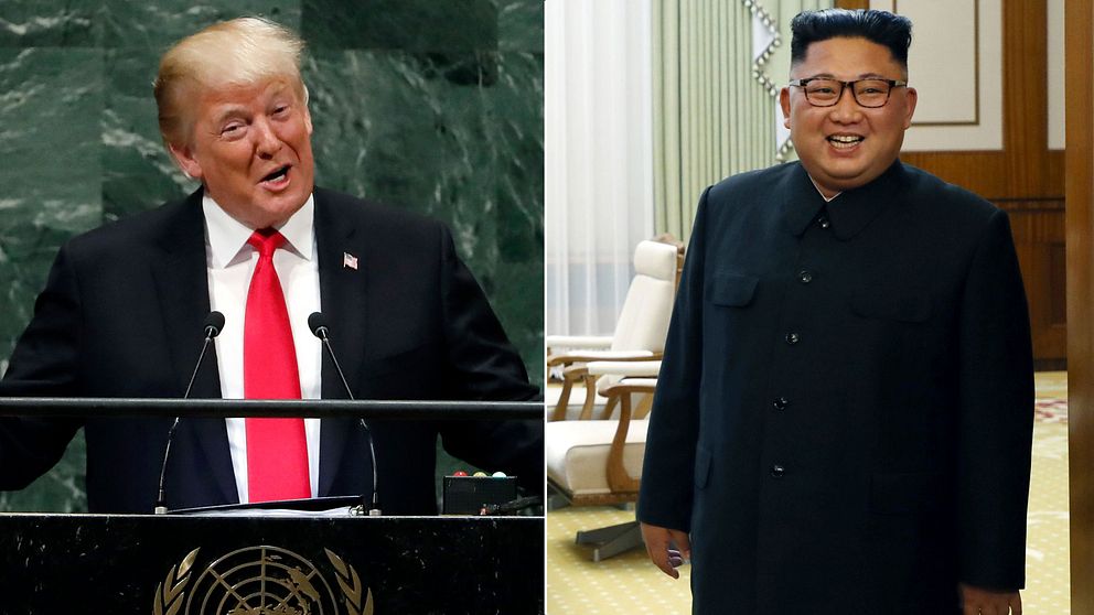 USA:s president Donald Trump och Nordkoreas diktator Kim Jong-Un.