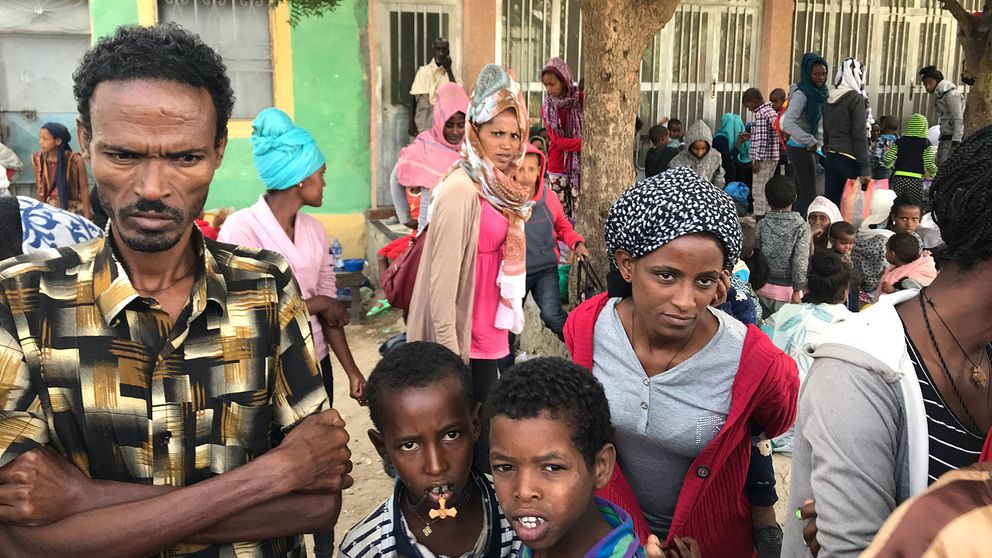 Eritreanska flyktingar.