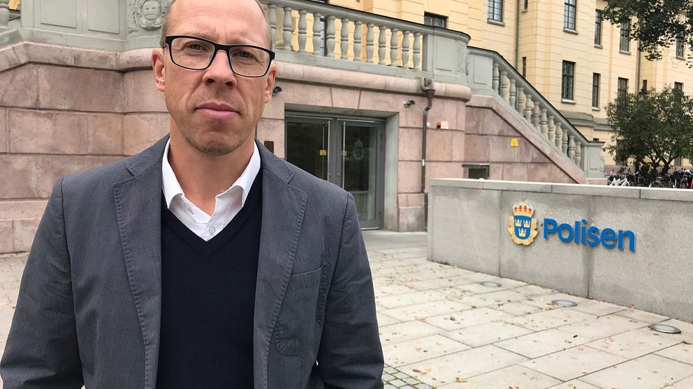 Stockholmspolisens presstalesperson Anders Bryngelsson