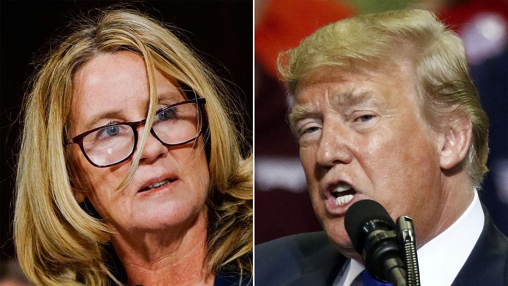 Christine Blasey Ford och Donald Trump