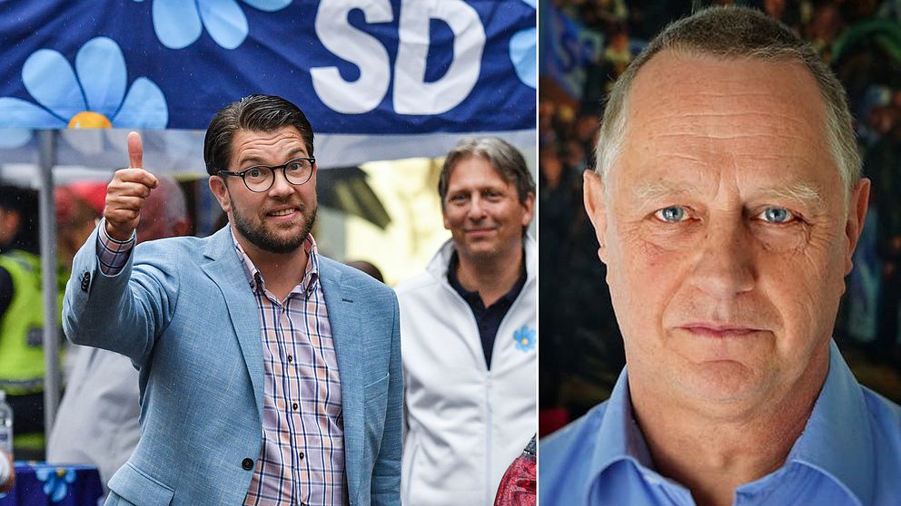 ”Detta är ju historiskt och jag är är både rörd och euforisk”, säger Stefan Borg (t.h) som blir SD:s första kommunstyrelseordförande någonsin.