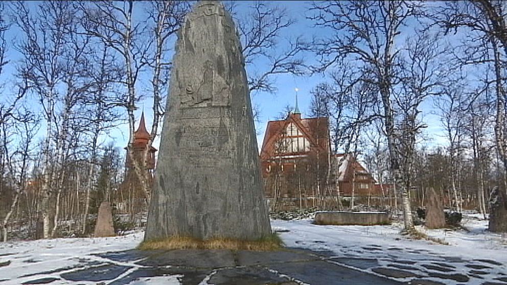 Monument över Hjalmar Lundbohm