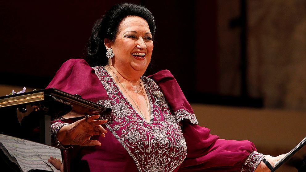 Den spanska operasångerskan Montserrat Caballé.