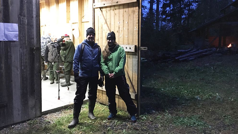 Idag hänger vårt team med jaktlaget i Dalens viltvårdsområde utanför Edane ut på jakt