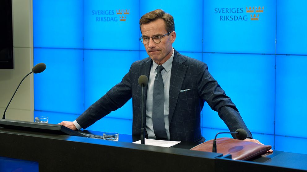 Ulf Kristersson öppnar för en regering utan de andra Allianspartierna.