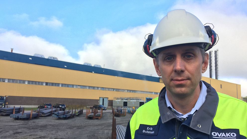 Erik Bohman är affärsutvecklingschef på Ovako i Hällefors.