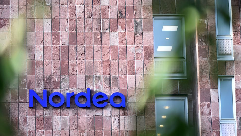 En skylt med Nordea