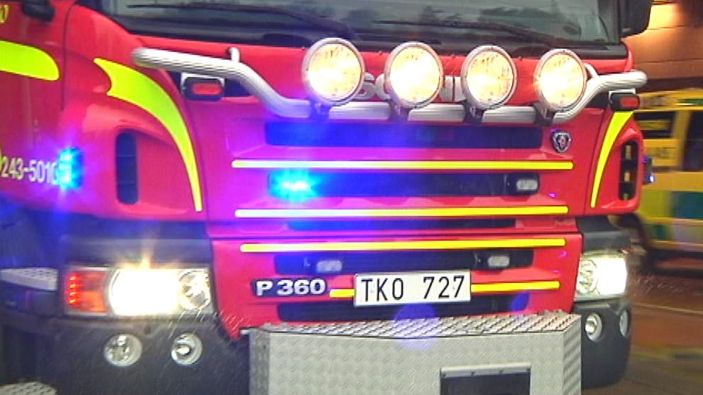 Brandbil.