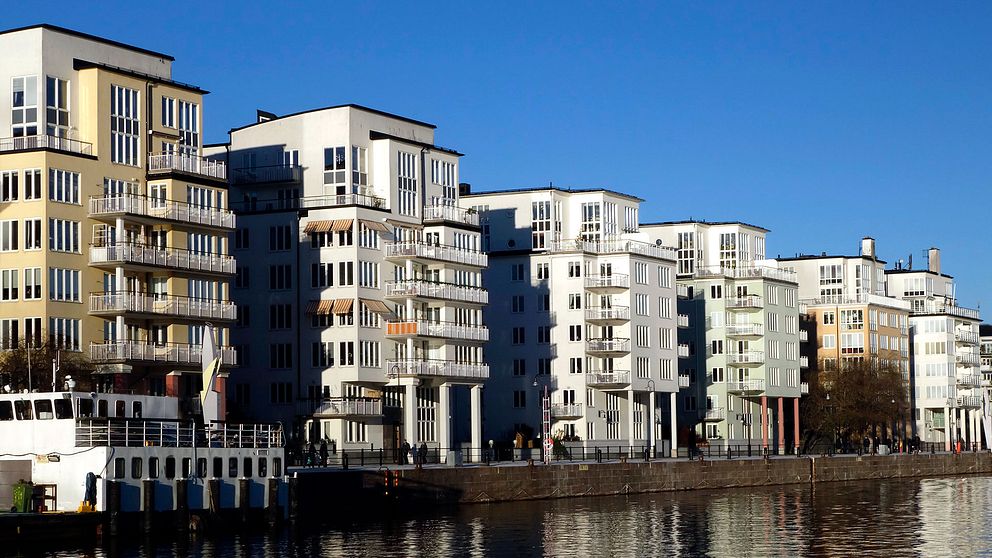 Bostäder i Norra Hammarbyhamnen.