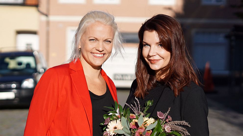 Emilie Pilthammar (M) och Louise Erixon (SD).