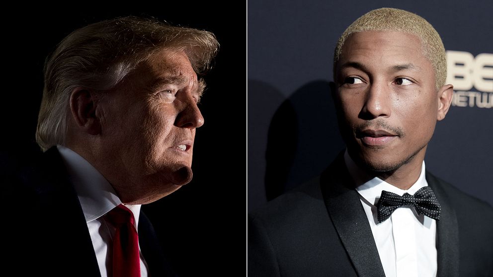 Donald Trump får inte lov att använda Pharrell Williams låt Happy.
