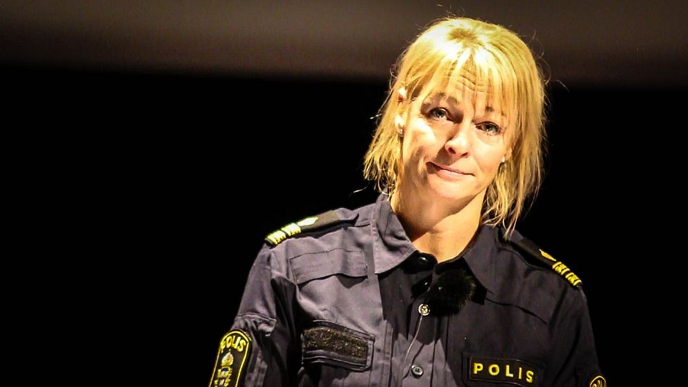 Åsa Sjöström, lärare vid polishögskolan i Umeå var på plats under temadagen.
