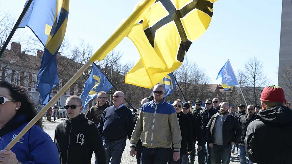 Svenskarnas parti demonsterar i Jönköping 2013