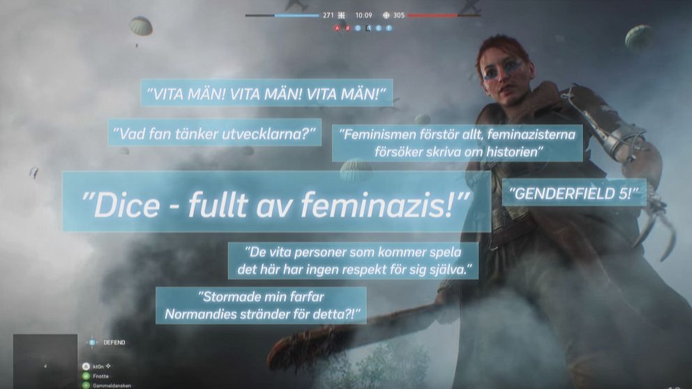 Ett axplock av de arga reaktioner som Battlefields första kvinnliga huvudperson har väckt.