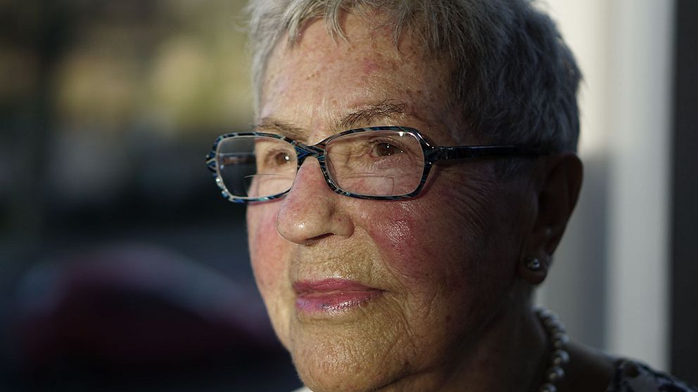 94-åriga Lea Gleitman överlevde, men förlorade hela sin familj i förintelsen,