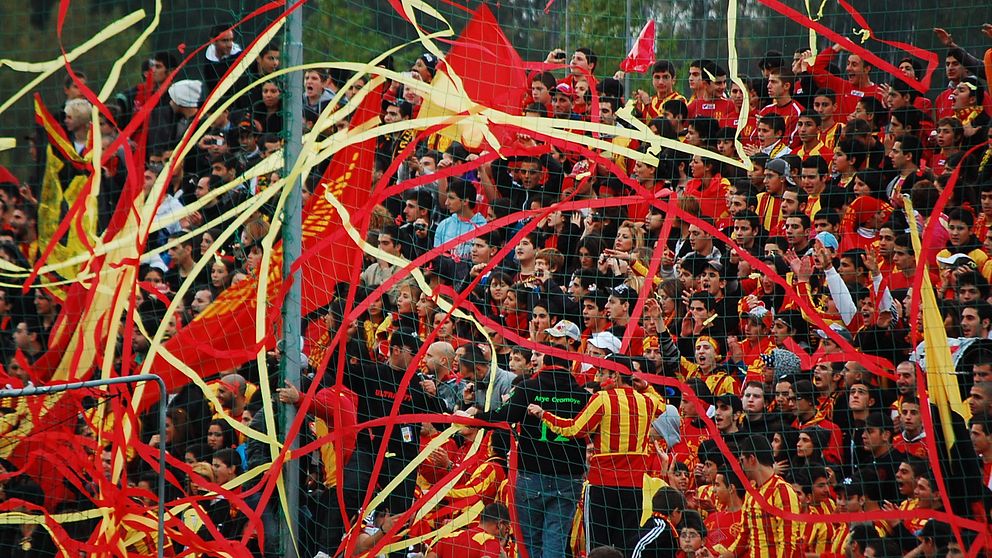 Publik till Syrianska match.