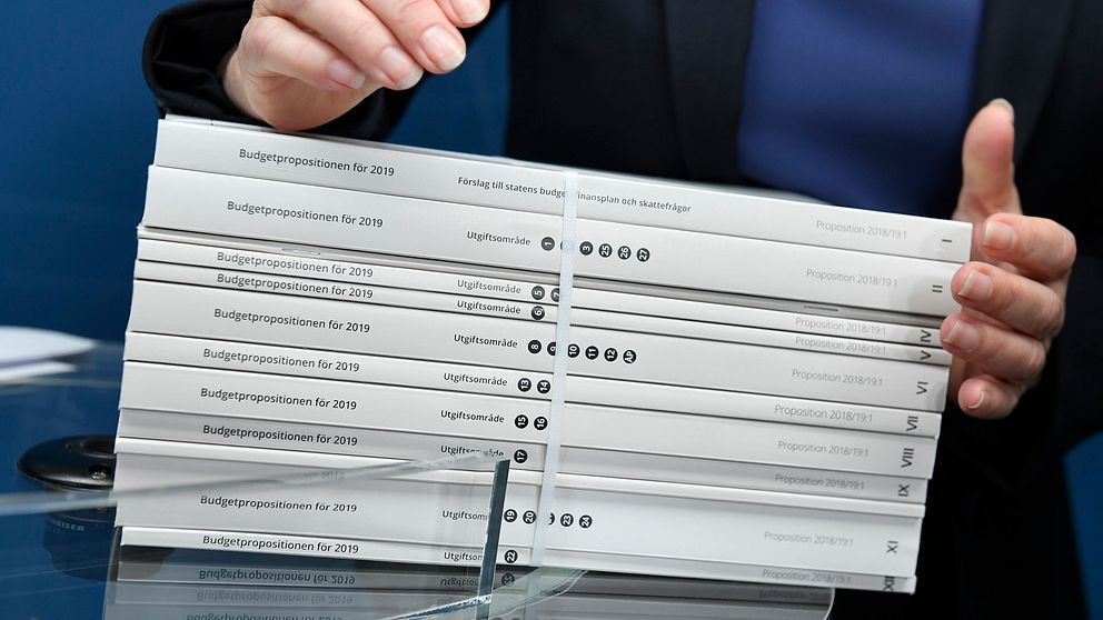 Övergångsregeringens budget.
