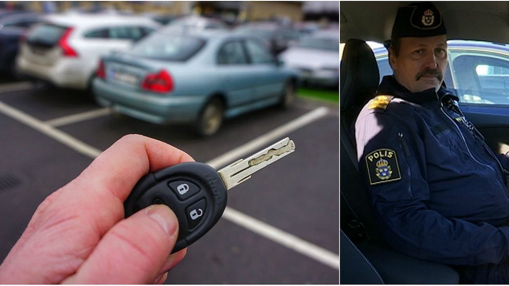 Genom att blockera signalen från bilens nyckel hindrar tjuven bilen från att låsas, säger Göran Holmgren kommunpolis i Malmö.