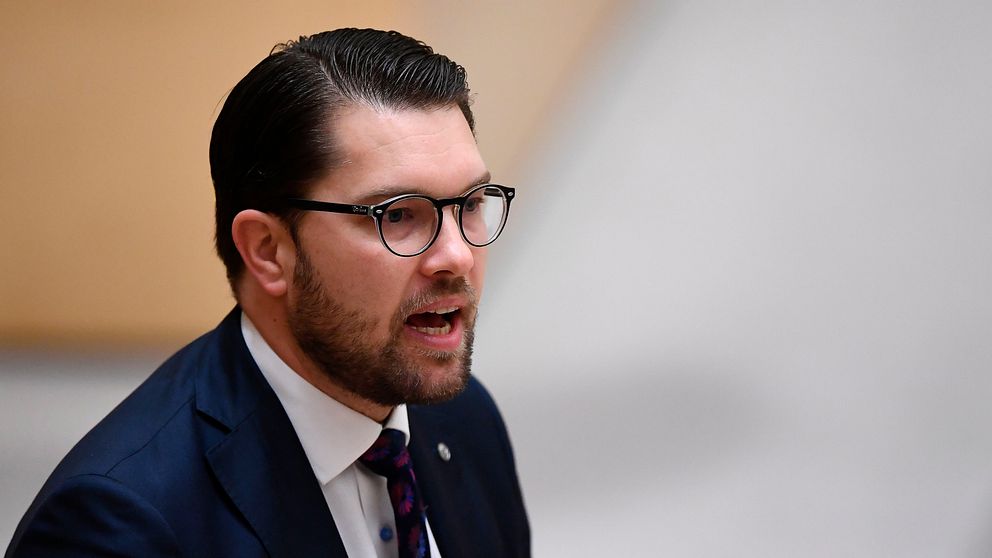 Arkivbild: SD:s partiledare Jimmie Åkesson den 14 november 2018.