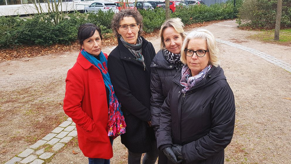 socialrådgivarna, Sara Loippo, Åse Voxhed, Christine Carlsson och Maria Johansson