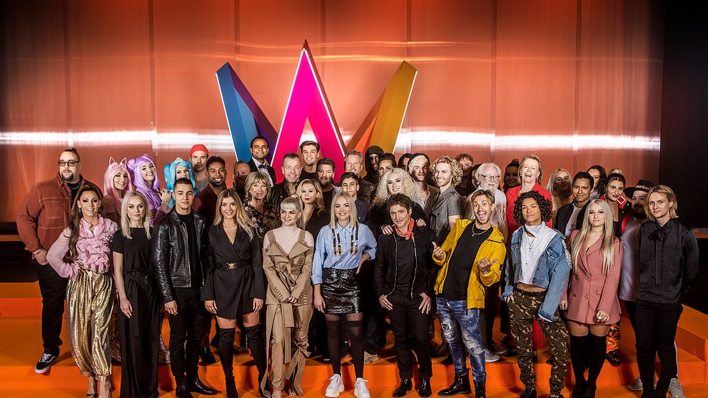 Artisterna i Melodifestivalen 2019.