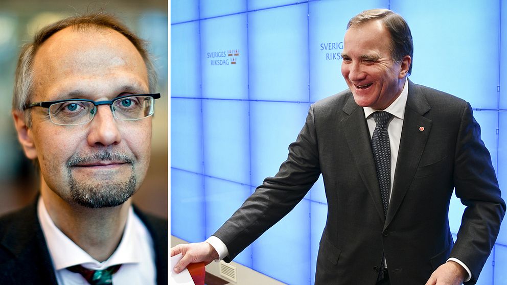 Ulf Bjereld och Stefan Löfven.