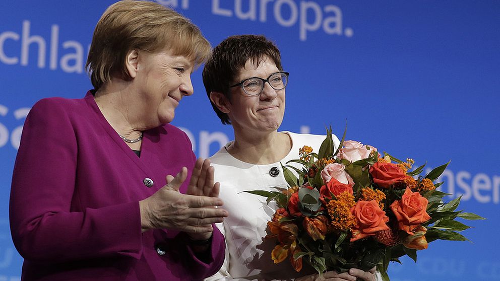 Annegret Kramp-Karrenbauer utsågs av Angela Merkel till CDU:s partisekreterare i februari 2018.