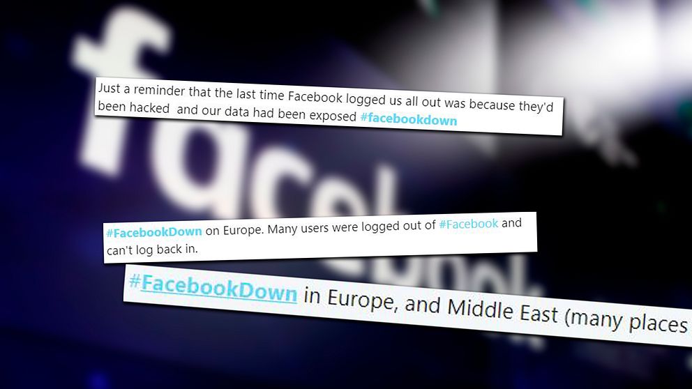 Många rusade ut på Twitter, och använde hashtagen #FacebookDown.