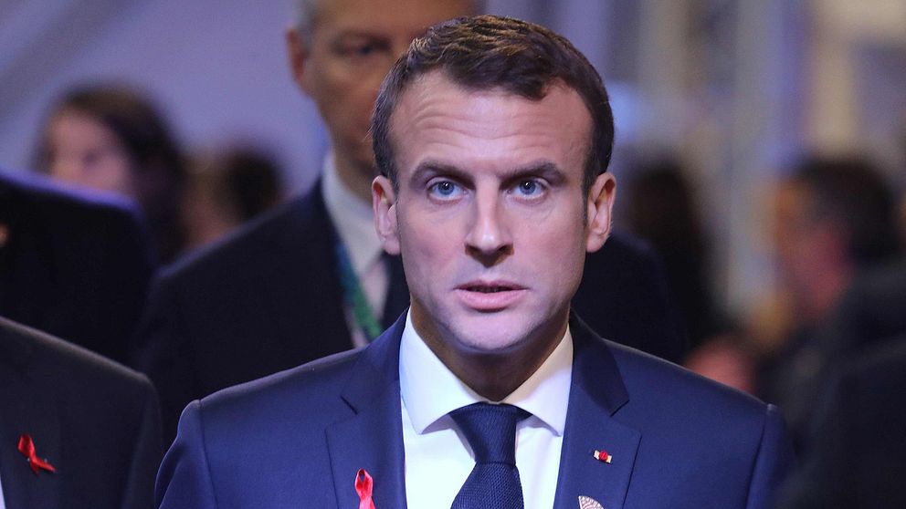 Frankrikes president Emmanuel Macron.