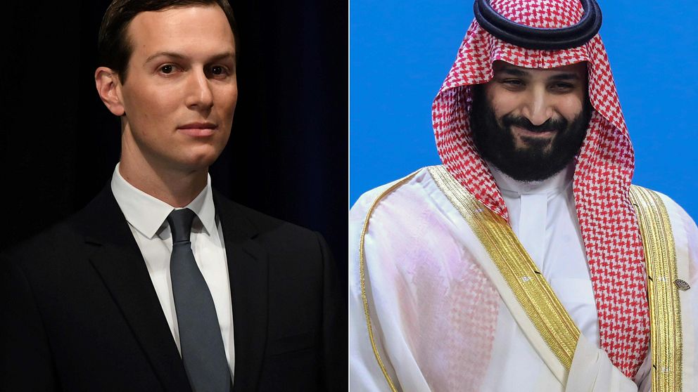 Donald Trumps rådgivare och svärson Jared Kushner och Saudiarabiens kronprins Mohammed bin Salman