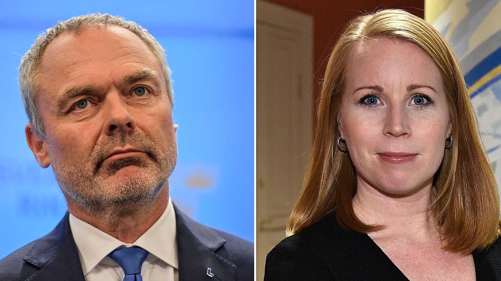 Liberalernas partiledare Jan Björklund och Centerledaren Annie Lööf.