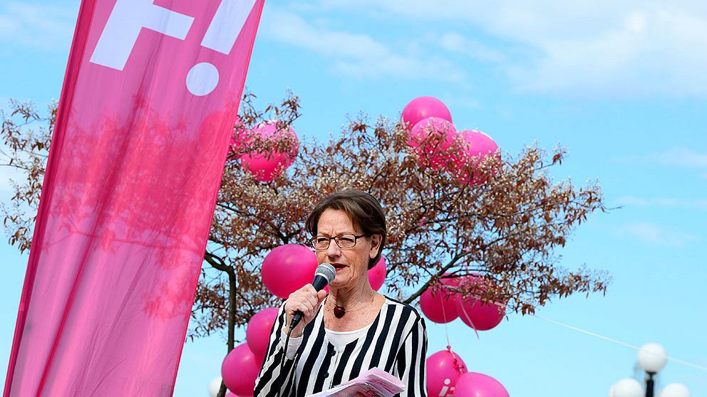 Fi, med Gudrun Schyman i spetsen, är nu snubblande nära riksdagsspärren.