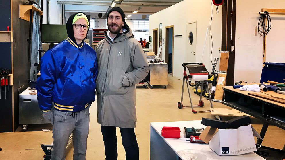 Daniel Nätterdal, föreståndare Örebro skateboard, och Daniel Schön, ordförande i föreningen Örebro skateboard.