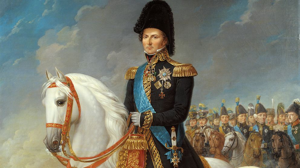 Karl XIV Johan målad av Fredrik Westin.