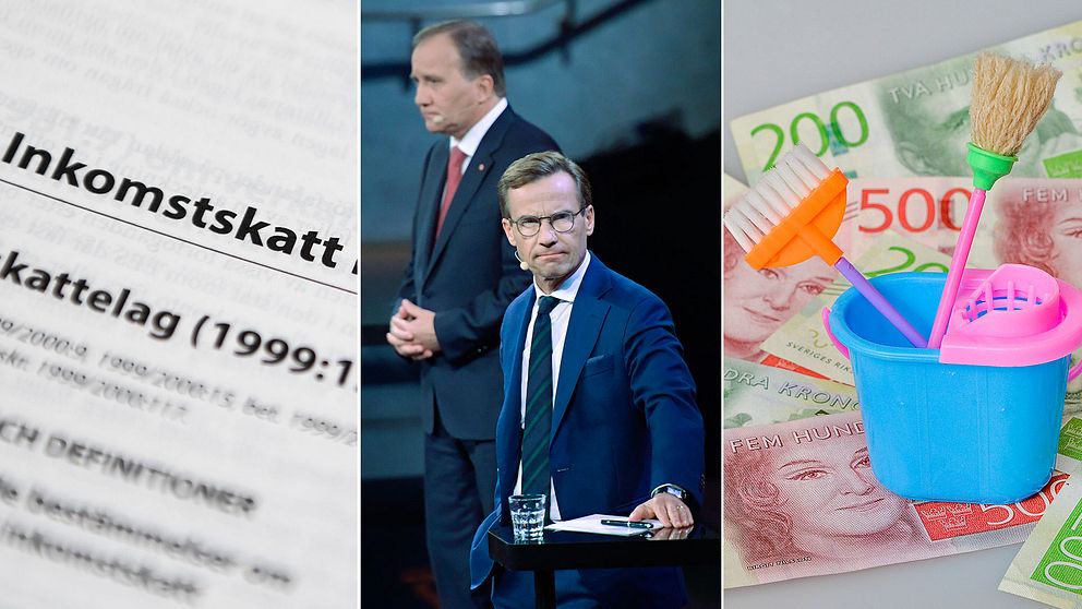 Inkomstskatter går inte att ändra i en tilläggsbudget däremot går det att förändra allt annat till exempel satsningar på RUT-avdrag.